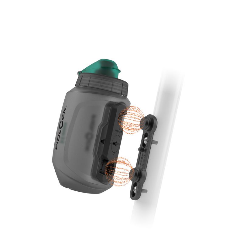 Fidlock TWIST Drikkeflaske antibakteriell 550ml kompakt + Sykkelbase